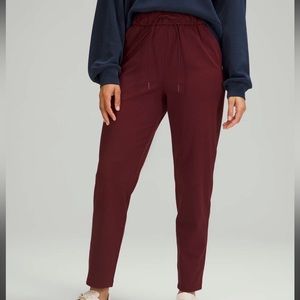 Lululemon Stretch High Rise 7/8 Pant - Red Merlot